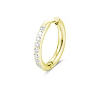 Mono orecchino Brand Chunky in Acciaio Cristallo 09ER45G-W - 09ER45G-W